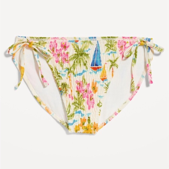 NWT Mid-Rise String Bikini Swim Bottoms IN Sailboat print - size S - Picture 2 of 6